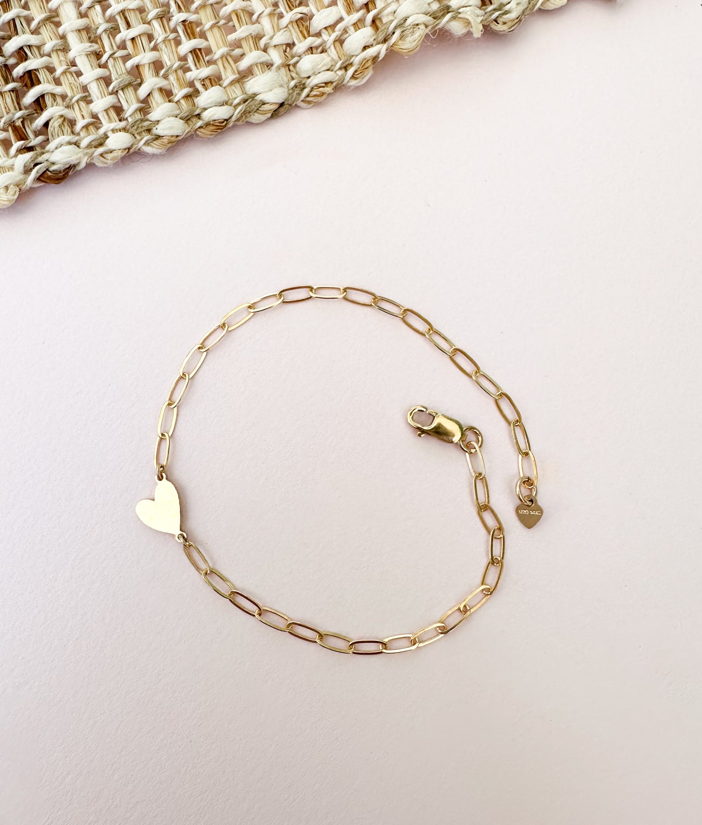 Heart Chain Bracelet