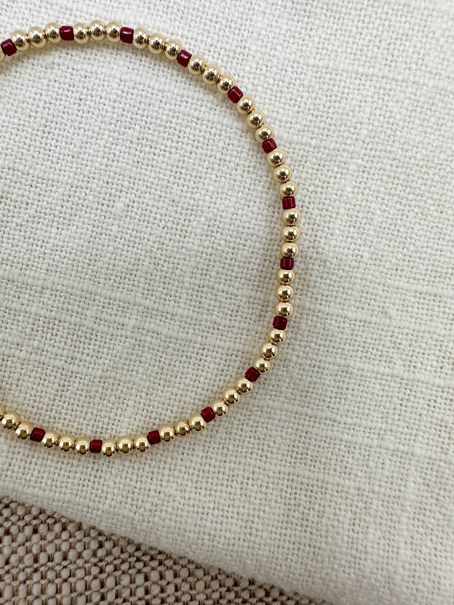 Hazel Bracelet in Cranberry