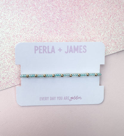 Emma Bracelet in Iridescent Glacier Blue