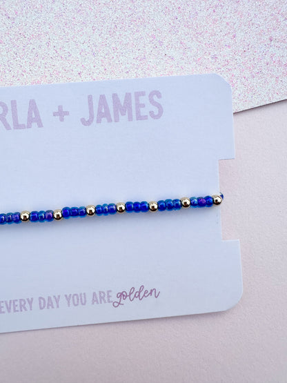 Emma Bracelet in Iridescent Sapphire