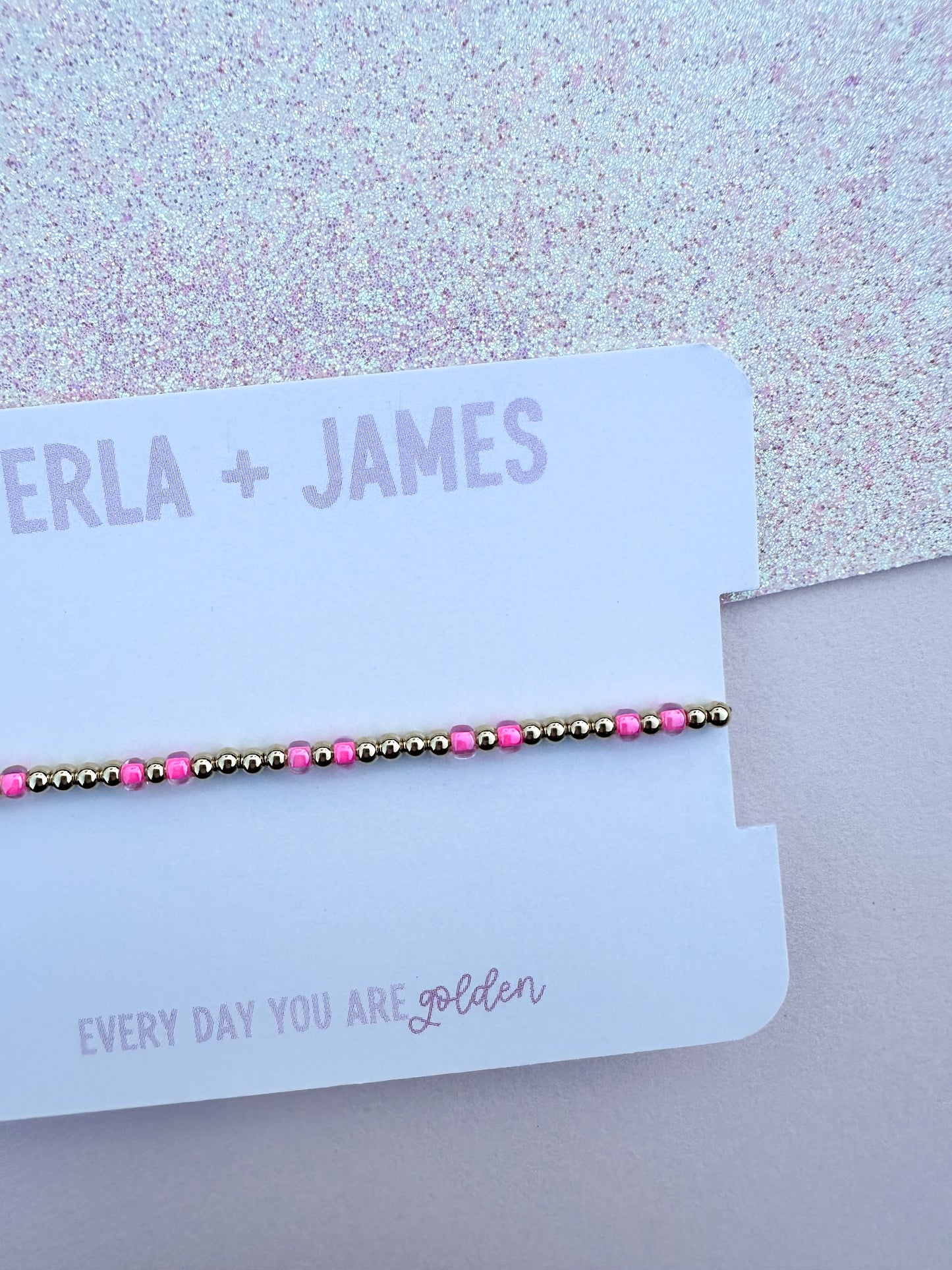 Eloise Bracelet in Hot Pink