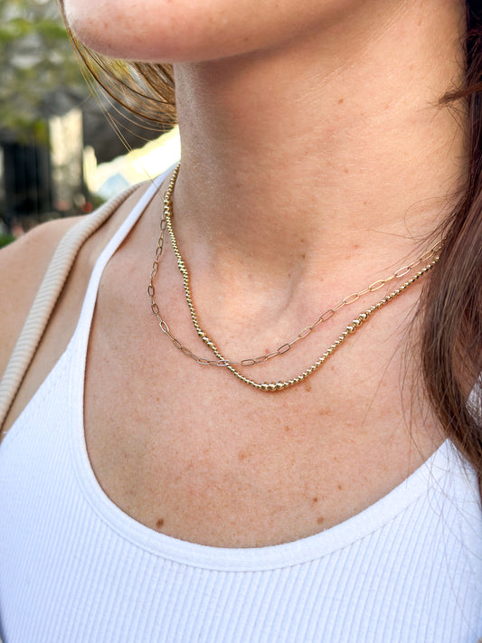 Paper Clip Chain Necklace