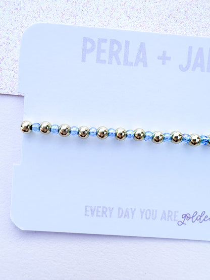 Stella Bracelet in Iridescent Light Sapphire