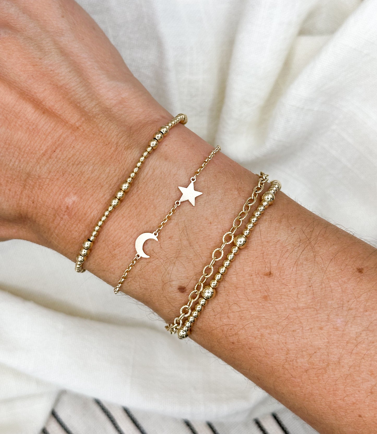 Star and Moon Bracelet