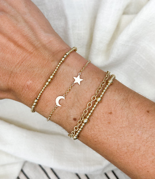 Star and Moon Bracelet