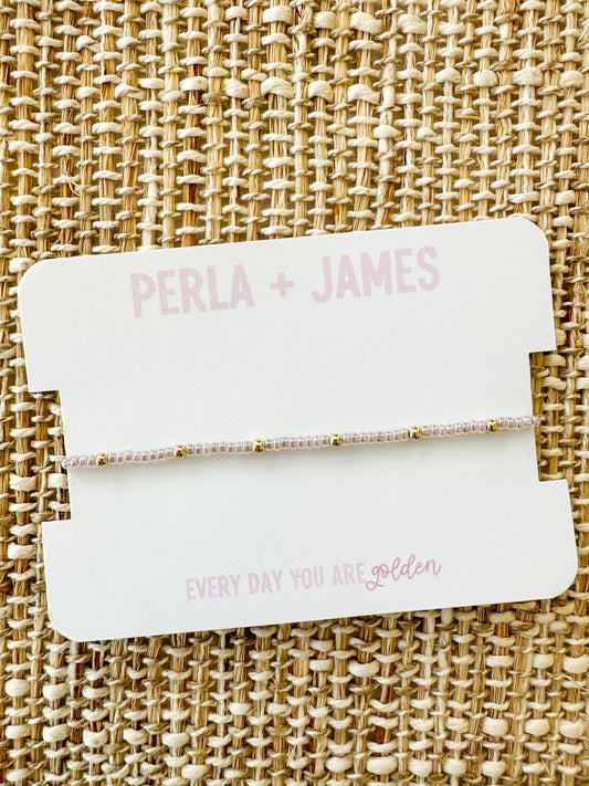 Bee Bracelet in Iridescent Blush