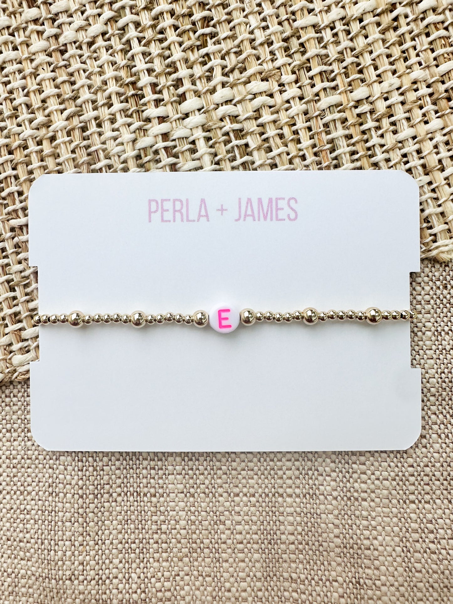 James Initial Bracelet