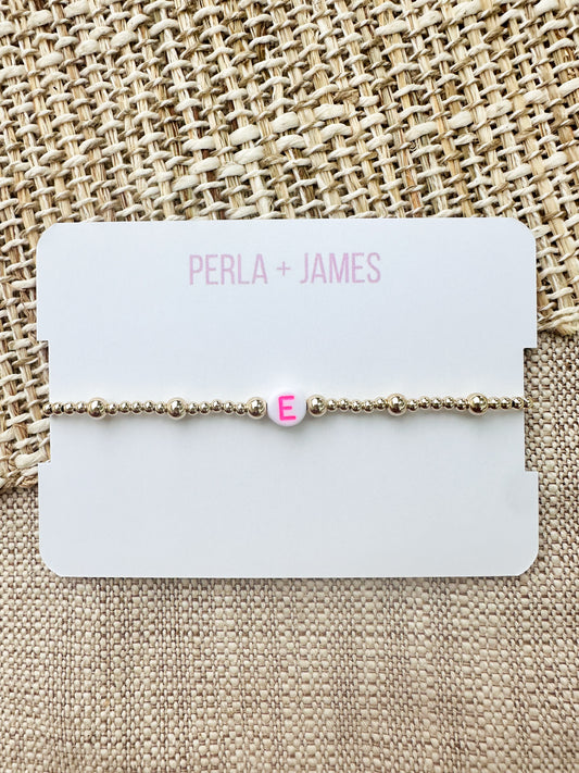 James Initial Bracelet