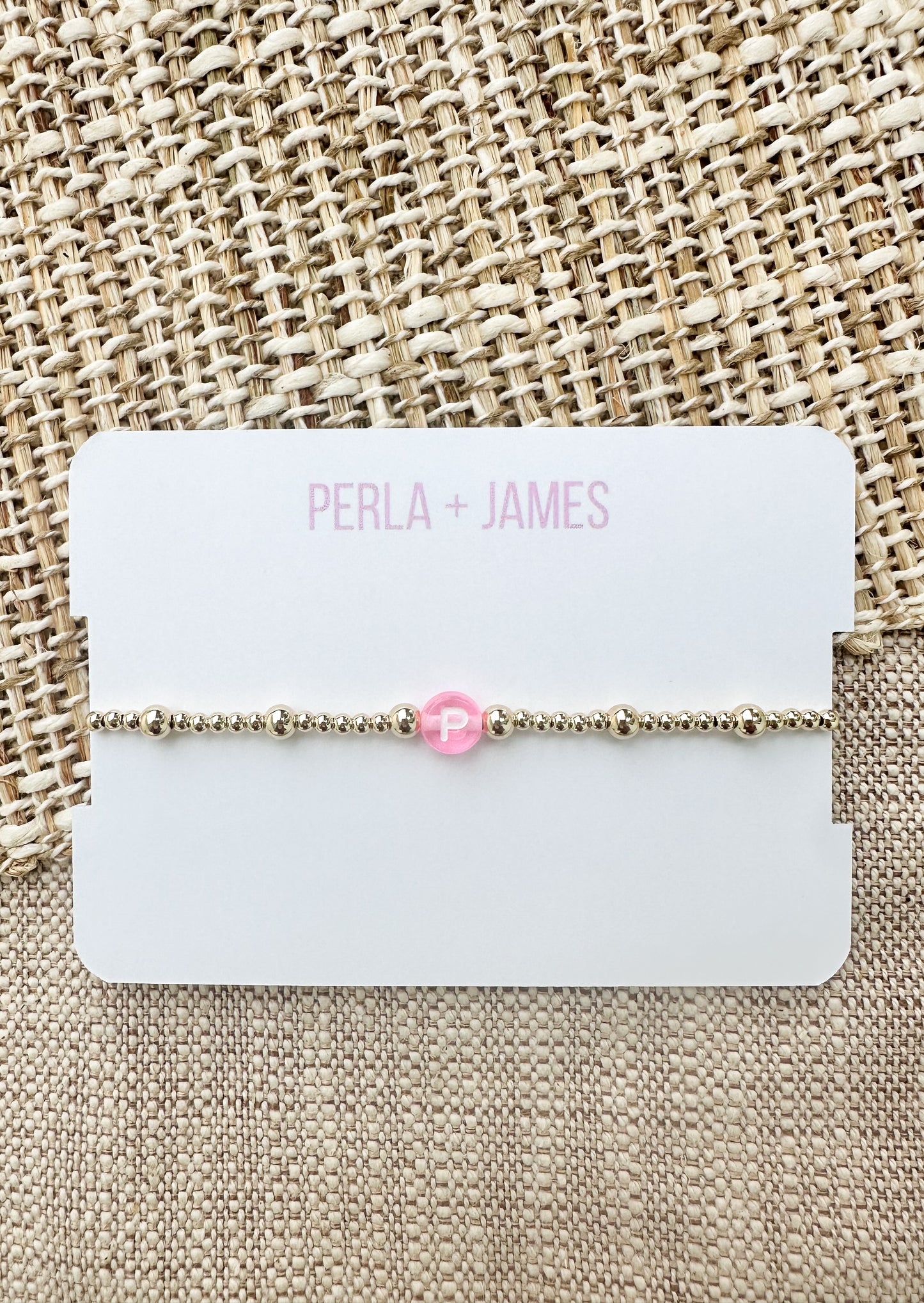 James Initial Bracelet