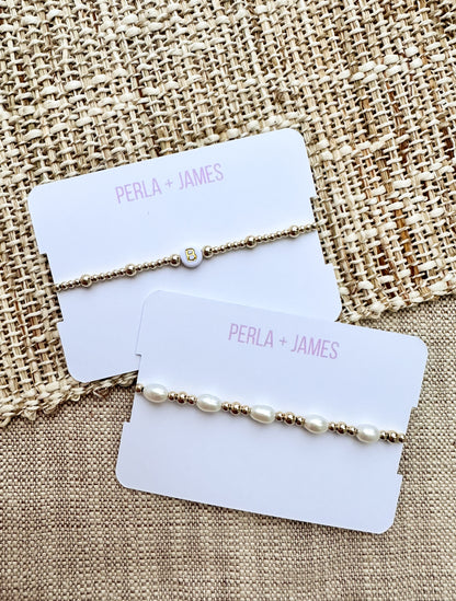 James Initial Bracelet